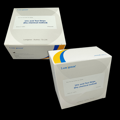 Sensitivity 93.33% Quantitative Measure Uric Acid In Fingerstick Blood Sample By Dry Chemical Method CE Marked
