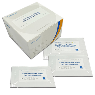 99% Accuracy CE ISO Lipid Panel Test Strips Home Cardiac Disease Test