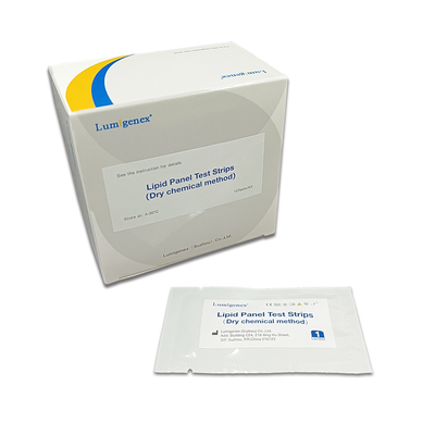 Box Storage Lipid Panel Test Strips For Professional And Home Test Rapid Test