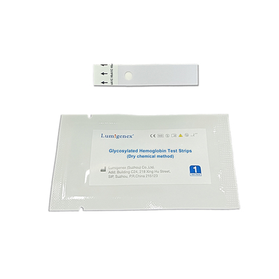Diabetes Condition Monitor Glycosylated Hemoglobin Test Strips Dry Chemical Method