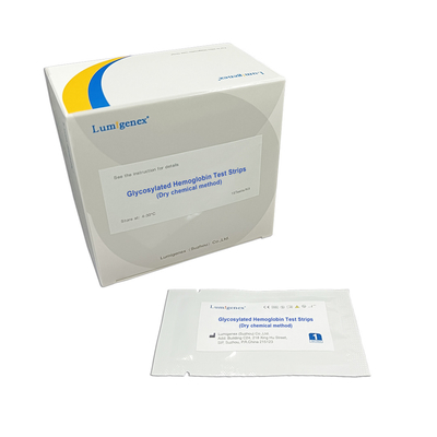 CE / ISO13485 Rapid Glycosylated Hemoglobin Test Strips For Accurate And Fast Results