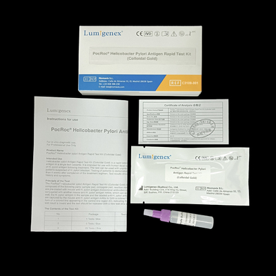 Lumigenex Helicobacter Pylori Rapid Test By Colloidal Gold CE Certificated
