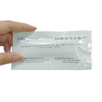 CE Certified Influenza Combo Rapid Test Kit Detect Flu A Flu B In 15 Mintues