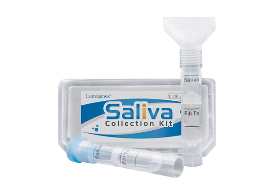 OEM PCR Consumables 2mL Saliva Collection Kit Disposable Safe Convenient