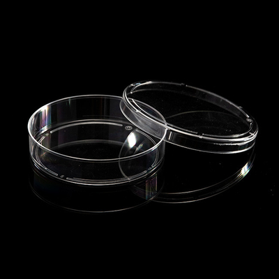 PP 100mm Cell Culture Dish , Disposable Plastic Petri Dish