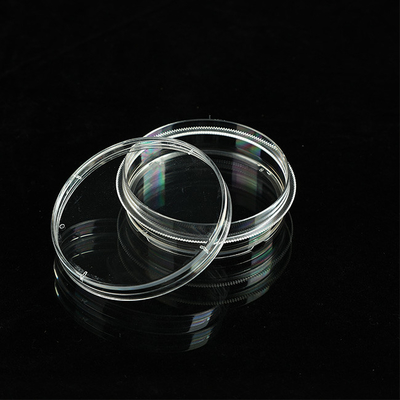 Disposable PP 60mm Petri Dish , Geared Tissue Culture Petri Dish