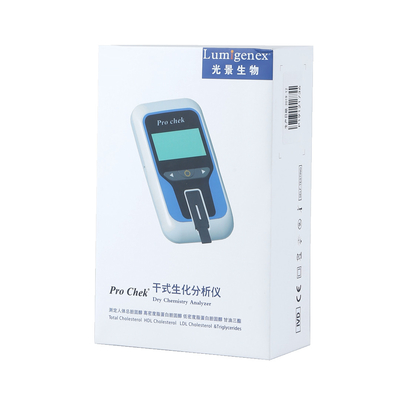 Quantitative Point Of Care Test Device Dry Chemistry Analyzer HbA1C Glucose Lipid Panel Uric Acid Test