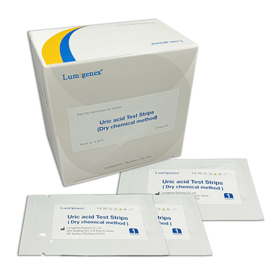 Gout Disease Detect Reagent Biochemical Test Strip Uric Acid Test Strip Blood Analysis in Hospital Clinic Laboratory Hom