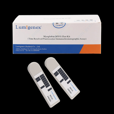 CE Approved Myoglobin Test Kit By TRFIA Technology Cardiac Marker