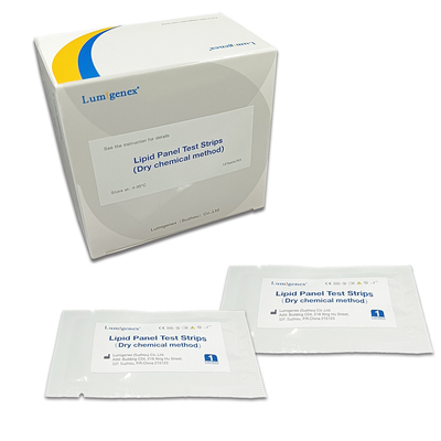 2 Minutes HDL Lipid Panel Test Strips With Dry Chemical Method