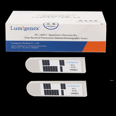 Gastric Function Diagnose Pepsinogen I / Pepsinogen II (PGI / PGII) Combo Test Kit whole blood test pulmonary infection