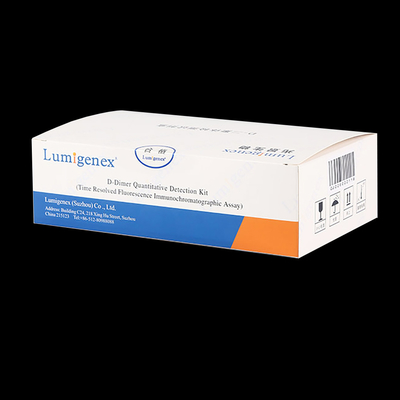 ISO13485 POC Test Kit Whole Blood D-Dimer By TRFIA Technology Cardiac Marker