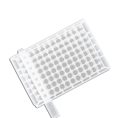 Laboratory Consumables 2.2ml 96 Deep Well Plate Flat / Round Bottom Transparent