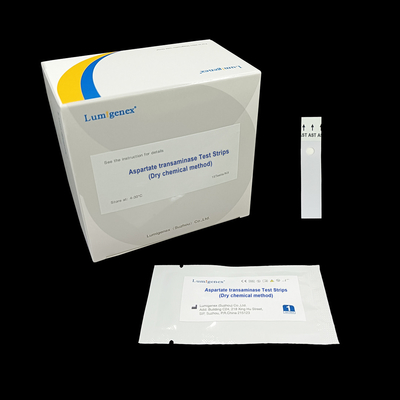 Liver Injury Biomarker Aspartate Transaminase Test Strips With Dry Chemical Analyzer