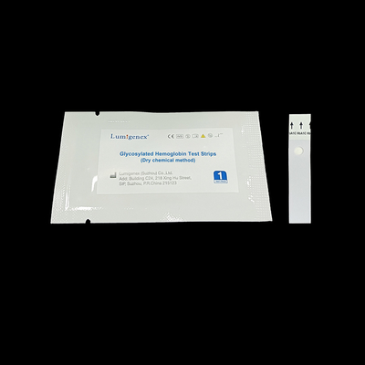Glycosylated Hemoglobin HbA1C Strip Test By Dry Chemical Method CE Approved