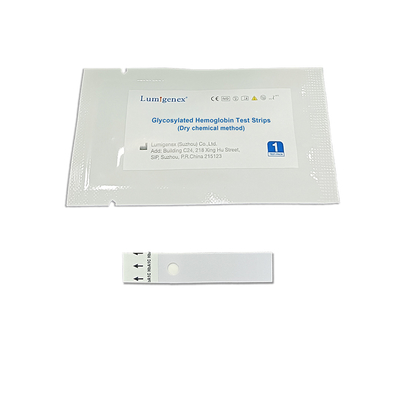 Dry Chemistry Rapid Test Strip For Detecting Diabetes Condition
