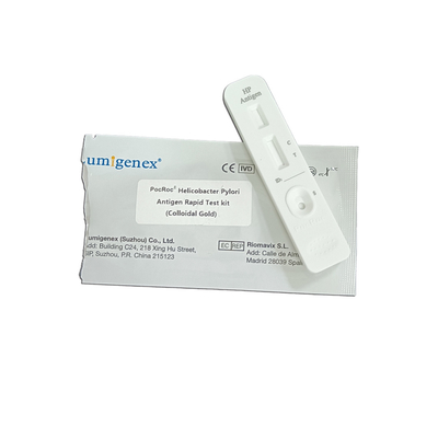Colloidal Gold Helicobacter Pylori Antigen Rapid Test Kit Fecal Sample Stool Specimen