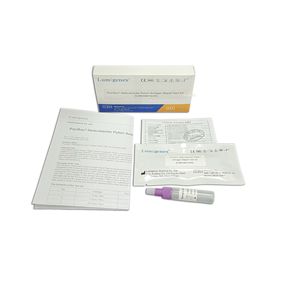 Lumigenex Helicobacter Pylori Antigen Rapid Test Kit Colloidal Gold CE Certificated
