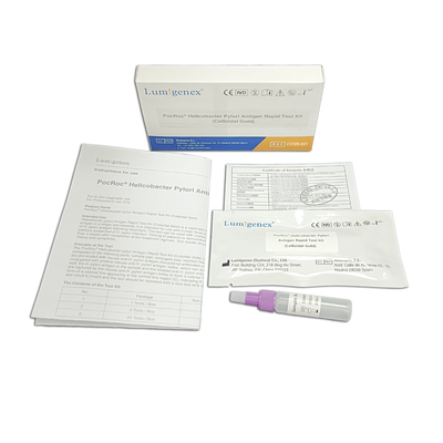 Colloidal Gold Helicobacter Pylori Antigen Rapid Test Kit Fecal Sample Stool Specimen