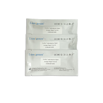 Lumigenex Helicobacter Pylori Antigen Rapid Test Kit Colloidal Gold CE Certificated