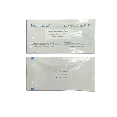 Colloidal Gold Helicobacter Pylori Antigen Rapid Test Kit Fecal Sample Stool Specimen