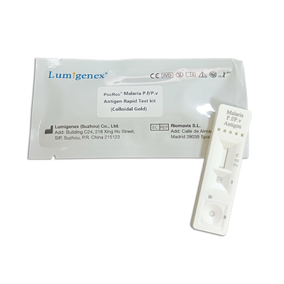 Malaria PF/PV Antigen Rapid Test Kit Colloidal Gold CE Registered
