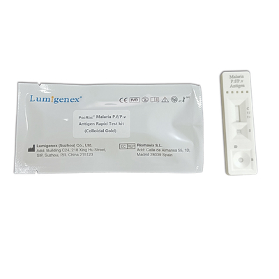 CE Approved Malaria P.F P.V Antigen Rapid Test Kit Colloidal Gold