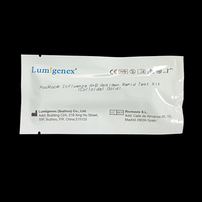 CE Approved Antigen Rapid Test Kit Colloidal Gold For Diagnosis Of Flu A Flu B