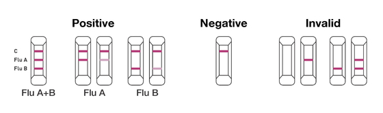 Colloidal Gold Rapid Test Cassette Qualititative Detect Influenza Virus Antigen CE Approved Home use