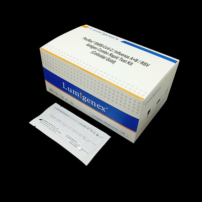 SARS-CoV-2 / Influenza A+B / RSV Antigen Combo Rapid Test Kit 3 Drops Sample Volume