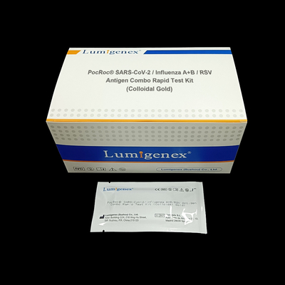 SARS-CoV-2 / Influenza A+B / RSV Antigen Combo Rapid Test Kit Colloidal Gold