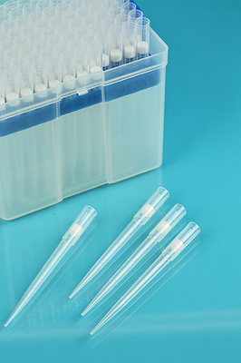 1250ul White Disposable Pipette Tips Low Adsorption For Gilson Pipette