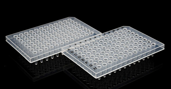 PCR Plate 0.2ml 96 Well PCR Reaction Plate with Half-Skirted