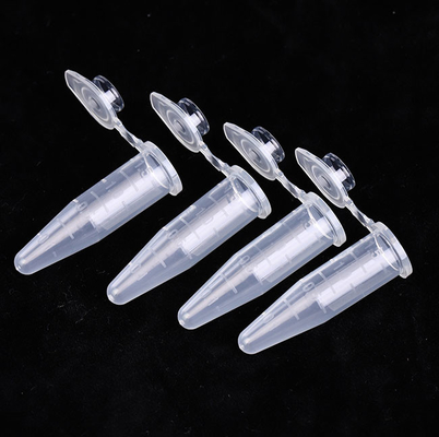 Clear Sterile Microcentrifuge Tubes , PP 1.5 Microcentrifuge Tubes