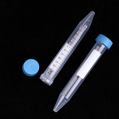 Clear 15ml Conical Centrifuge Tubes Polypropylene Medical Grade