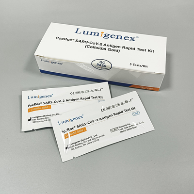 Individual package European common list of SARS-CoV-2 Antigen Rapid Test Kits