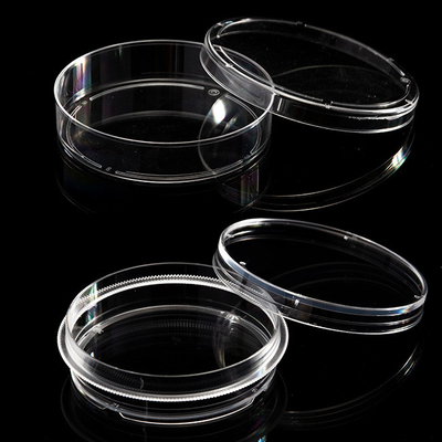 PP 100mm Cell Culture Dish , Disposable Plastic Petri Dish