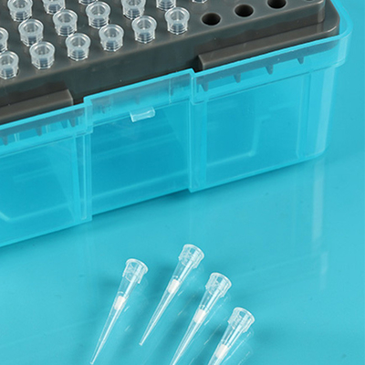 Transparent Sterile 10ul Filter Pipette Tips Polypropylene With Rack