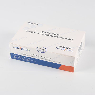 20 Tests/Kit POC Test Kit , CK-MB Test Kit Colloidal Gold Assay