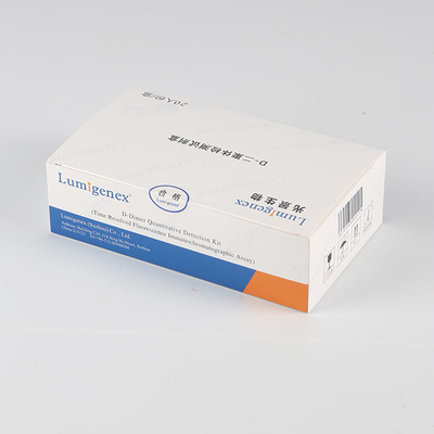 ISO13485 POC Test Kit , Whole Blood D-Dimer Biochemistry Kits