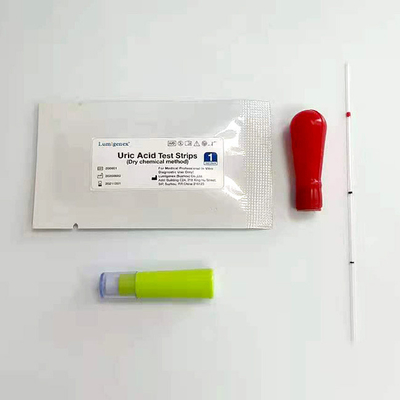 CE 20μL Blood Uric Acid Test Strips With Dry Chemistry Analysis