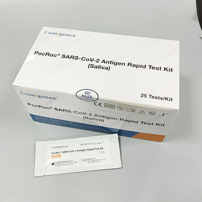 ISO 20mins Covid-19 Antigen Saliva Test Kit High Sensitivity