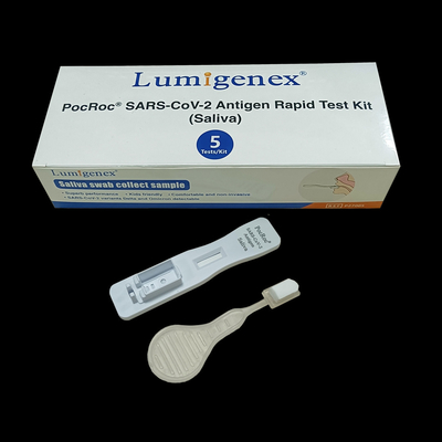 Colloidal Gold Sensitive Covid19 Antigen Rapid Test Kit Lollipop Swab
