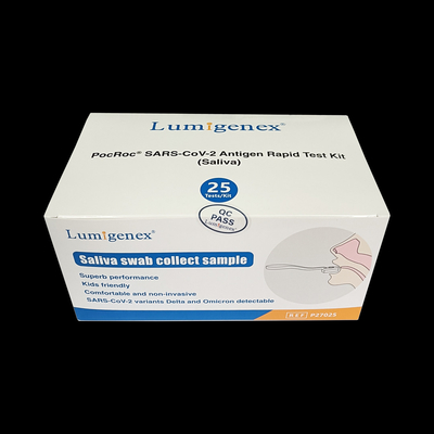 White Antigen Rapid Test Kit Saliva Get Result In 15 Minutes