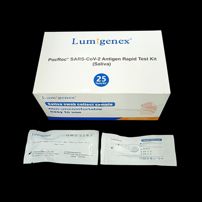 CE Regiestered Saliva Antigen Test Kit 20mins Detention