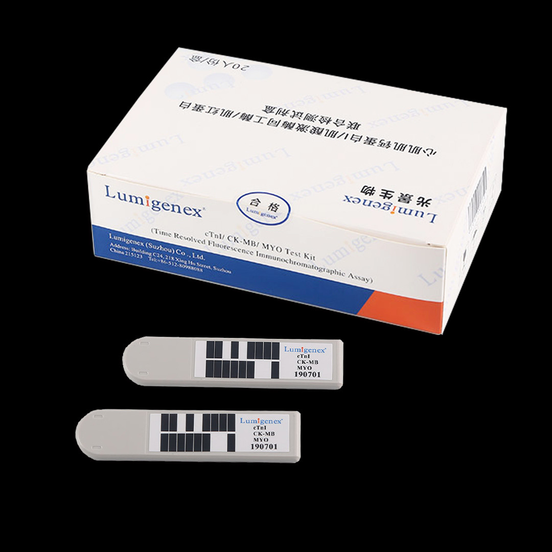 Combo Test Kit for Creatine Kinase Isoenzyme / Myoglobin / Cardiac ...