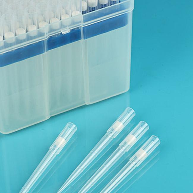White Tips Lab Laboratory Clear Disposable Micropipette Tips , 1250ul Pipette Tips